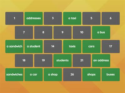 Plural nouns