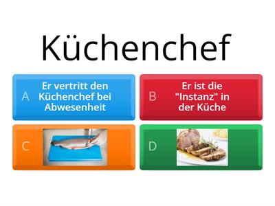 Die Küchenbrigade und ihre Funktionen 3 Koch EFZ