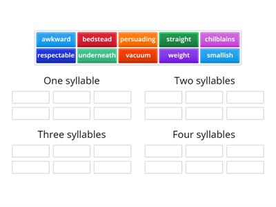 Syllable reading - Stig of the Dump p35 ff