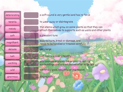 EAL HUB- Setting Prompts-Garden story Vocabulary