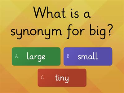 Antonym or Synonym?