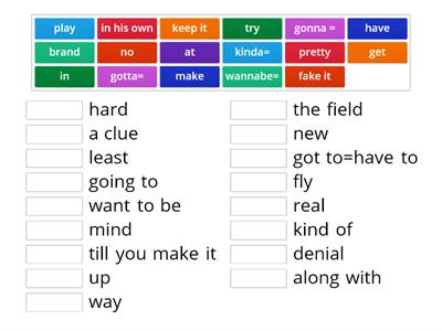 pretty fly Offspring - contractions and collocations (5)
