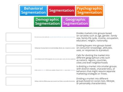 Market Segmentation Strategies