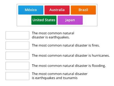 Natural disasters