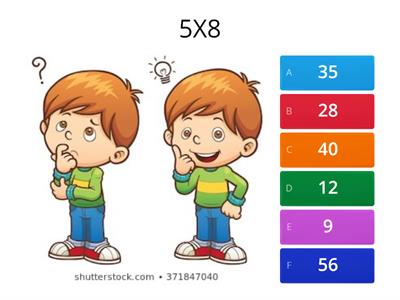 Repaso tablas de multiplicar