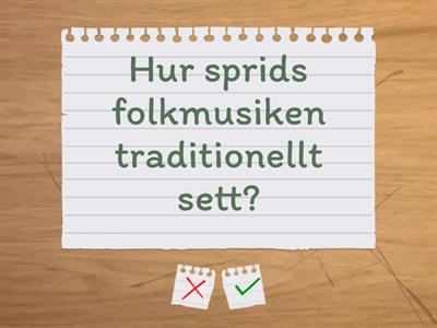 Vad kan du om svensk folkmusik?