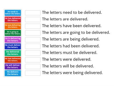 Passive voice - TO BE in different tenses. Matura Oxford B1+