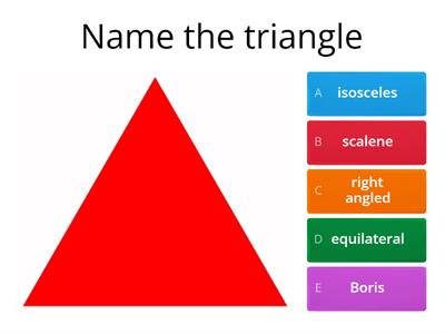 Quiz: Name the type of triangle