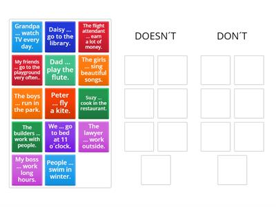 UCS Elem Present Simple Negative 