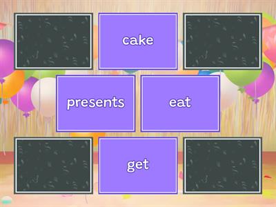 Birthday collocations