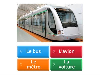 Français - Les moyens de transport