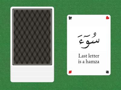 Unit 22 Game 01 Is the last letter hamza?