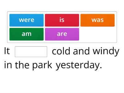 AS3 Unit 3 Grammar am/is/are/was/were (part 6) 