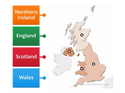 Map of The United Kingdom