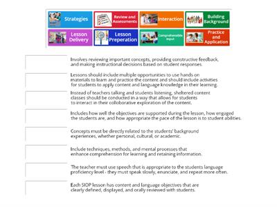 8 Components of SIOP