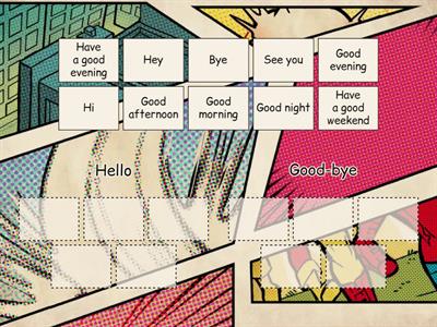 Hello and good-bye