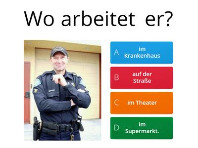 Berufe- Arbeitsplatz/ Aktivität