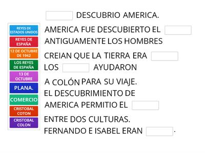 descubrimiento de america