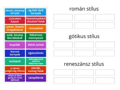 Román, gótikus vagy reneszánsz stílus?