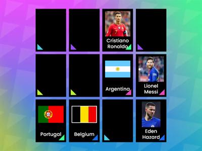 Match footballers to their nations