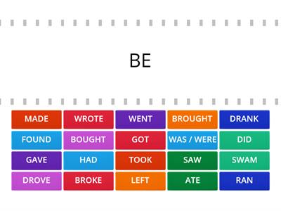 Irregular verbs