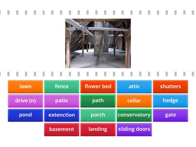 Parts of the house Solutions Intermediate