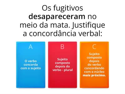 Concordancia verbal - casos gerais