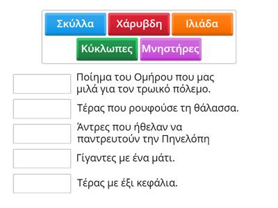 Οι περιπέτειες του Οδυσσέα (κουίζ 3)