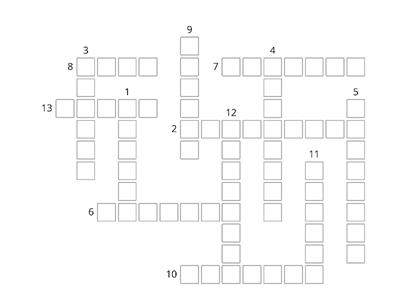 2d and 3d shapes crossword