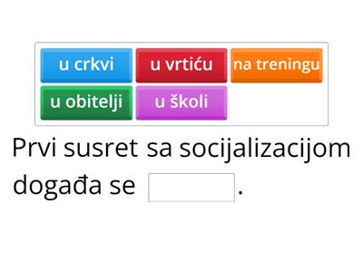 Čimbenici socijalizacije 