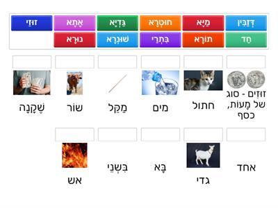 ביאורי מילים לפיוט הידוע: "חד גדיא..." - ליל הסדר - פסח