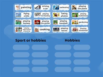 Sport and Hobbies