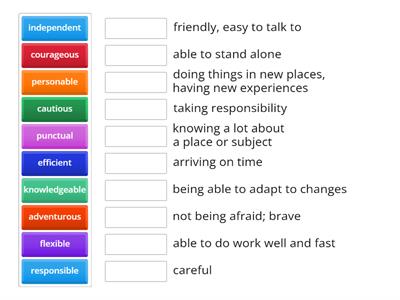 B11 U9A VOCABULARY