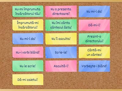 Pronoms compléments, impératif. Comparaison roumain-français