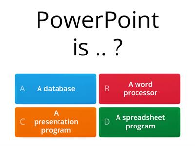 Basic PowerPoint Quiz