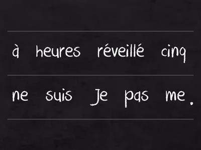 Passé composé : verbes pronominaux forme négative