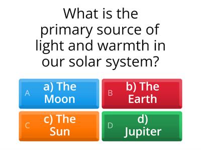 QUIZ ON SPACE 