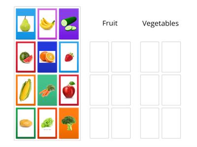 Sort Fruit and Vegetables