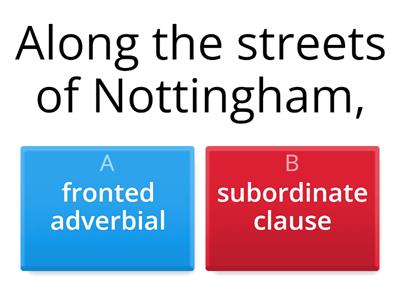 Fronted Adverbial or Subordinate Clause (2)?