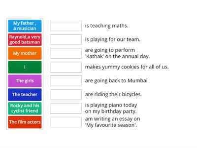 SUBJECT AND PREDICATE