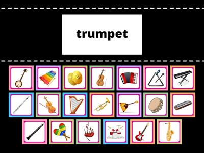 Musical_Instruments Find the match1 (20 words) #my_teaching_stuff