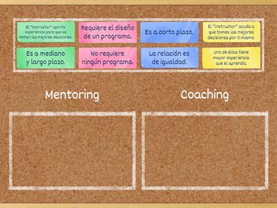 Diferencias entre mentoring y coaching