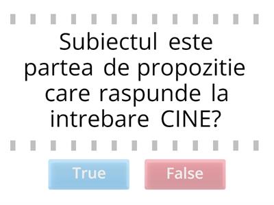 Subiect - Predicat CLASA A IV-A 126