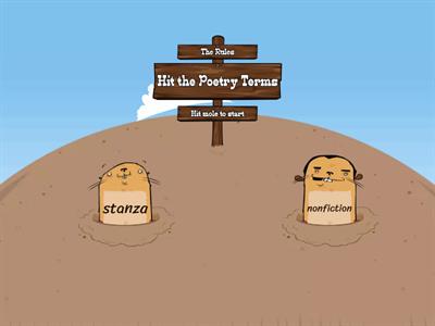 Poetry Terms Whack-a-Mole