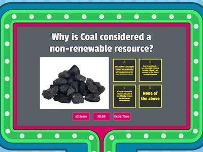 QUIZ ON COAL & PETROLEUM