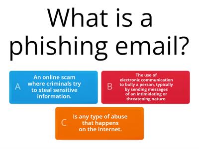 Phishing and Scam Emails Quiz