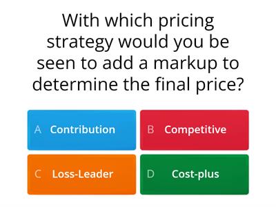 A-Level Pricing Strategies