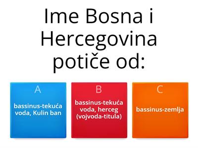 Ime, historijski razvoj Bosne i Hercegovine 