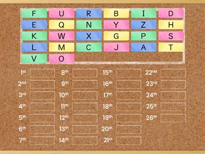 ABC Capital Letters Sorting