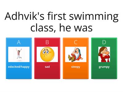 Adhvik's Swimming Class Journey